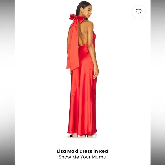 Show Me Your MuMu Lisa Maxi Dress - Vibrant Red - Picture 2 of 5